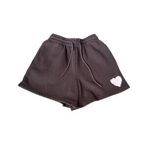 Brown White Fox Boutique Love Yourself Lounge Shorts Size XS